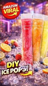 I Tried Frozip 125 Disposable Ice Popsicle Mold Bags| BPA Free Freezer Tubes With Zip Seals | For He