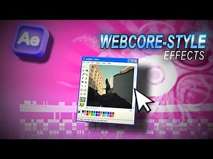 How To Make WEBCORE-STYLE EFFECTS! (After Effects)