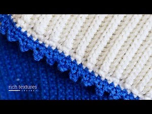 Picot Blanket Edging Crochet Pattern