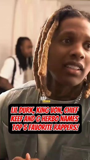 LIL DURK, KING VON, CHIEF KEEF AND G HERBO NAMES TOP 5 FAVORITE RAPPERS‼️ - #kingvon #lildurk #gherbo #chiefkeefsosa #favoriterapper #rapper
