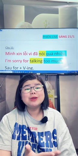 Learn English with Cô Dung: Overcoming Late Arrivals