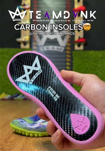 LINK IN BIO! 🔥Boost your propulsion with TEAMDVNK carbon-fiber insoles. Shop now 👉www.teamdvnk.com #teamdvnk #dvnk #carbininsoles #basketball #soccer