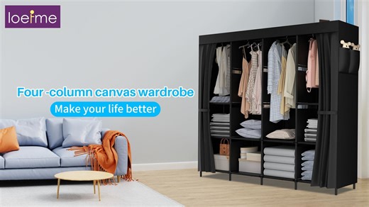 Watch LOEFME XSS002 Closet Installation Instruction on Amazon Live