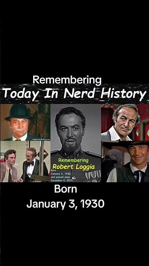 Remembering Robert Loggia, born January 3, 1930 and passed away December 4, 2015.