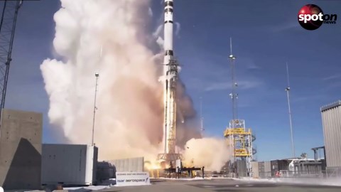 Huge explosion: German rocket crashes shortly after launch