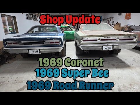Shop Update, 3 B Body Mopar Projects and plans for 2026. #mopar #automobile #nonamenationals #dodge