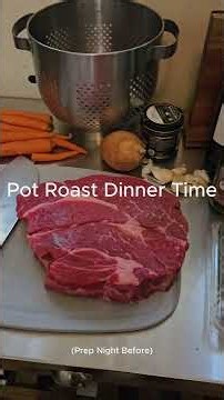 My Easy Dinner: Slow Cooker Pot Roast & Homemade Gravy 🥩🥔