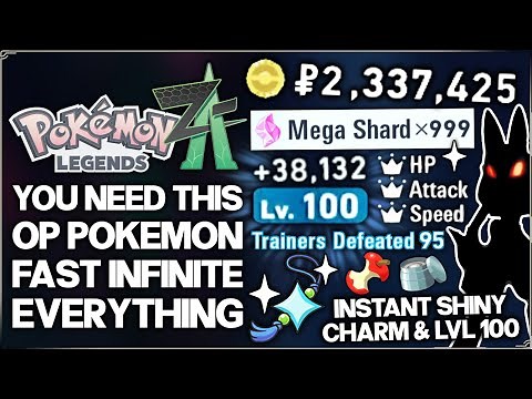 Pokemon Legends Z-A - How to Get FAST Shiny Charm & Easy INFINITE XP, Money, Shards & More OP Guide!