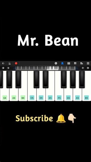 Mr. Bean Animated Theme Song | Easy Piano Tutorial | Bgm Tunes