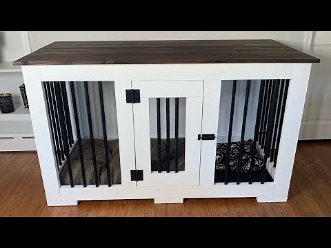 How to build a Dog Crate Table!