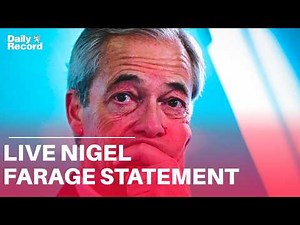 LIVE | Reform UK leader Nigel Farage to make statement on future 'in public life'