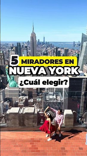 Miradores en Nueva York, cuál de los 5 elegir 🗽
