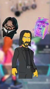 New John Wick skin and spirit arrive in Fortnite 🔥 #fortniteclips #thesimpsons #fortniteupdate
