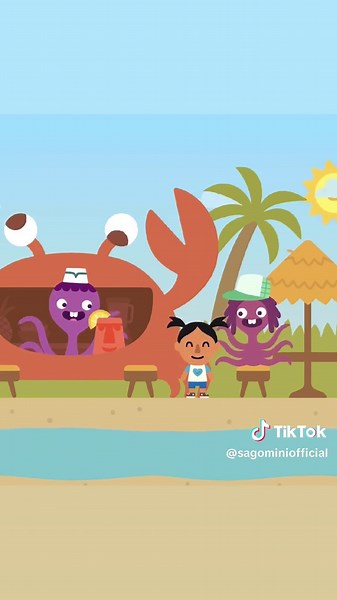 Every day is a holiday in Sago Mini World!🧉🏝️🎉 Where are you going first? #sagomini #sagominigames #sagominiworld #sagominiworldgames