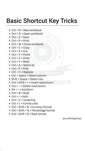 Basic Shortcut key tricks! #keyboardshortcuts #shortcutkeys