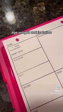 What I use for Handoff Reports | Nursing Essential