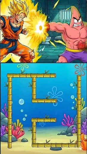 Goku vs. Patrick: The Ultimate Showdown! 💥 #spongebob #goku #patrick #games #animation #funny