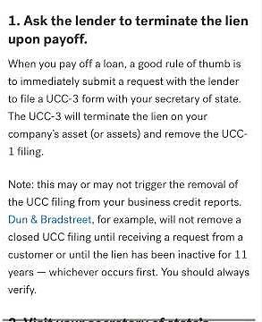 How to Remove a UCC Filing