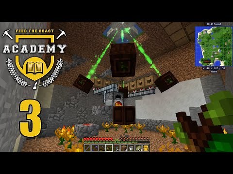 FTB Academy E03 - Beginning Botania: Automatic Mana Generation and Smeltery Automation!