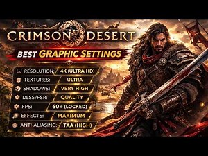 Crimson Desert – Best Graphics Settings (Max FPS + Ultra Quality)