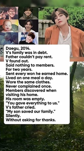 How BTS V Quietly Supported His Family When No One Knew | V-Army Fans