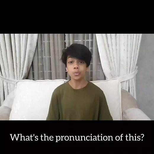 Correct Pronunciation of Efficiency