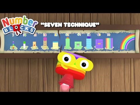 Red Numberblock Seven Technique