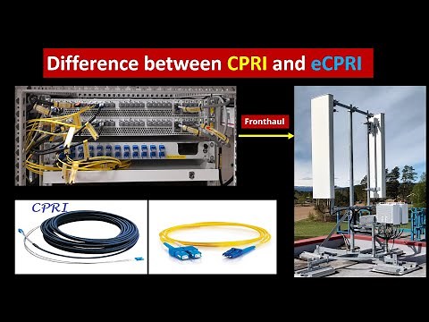 Difference between CPRI and eCPRI | what is fronthaul and backhaul | CPRI vs eCPRI