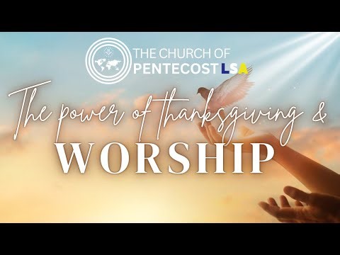 Living Streams || Sunday Service 11/16 || The Power of Thanksgiving & worship