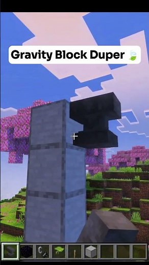 Minecraft Gravity Block DUPER! #minecraft #minecrafttutorial #minecrafthacks