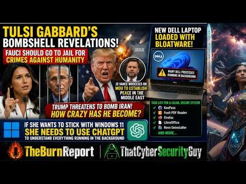 Tulsi's Explosive Claims, Dell Bloatware and Windows 11 Spying, a New Middle East Crisis