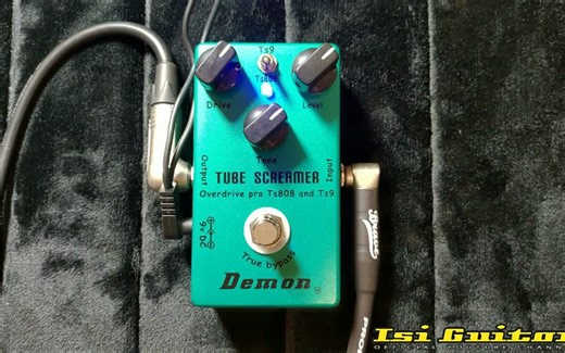 电吉他手工过载效果器 Demon Tube screamer TS9 TS808 VS Ibanez
