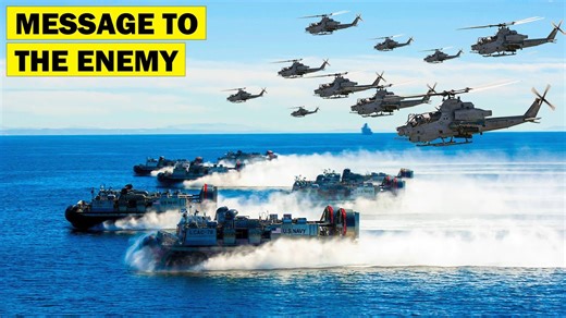 U.S. Marines Showcase Amphibious Assault Capability — From Sea to Land | Elon Video