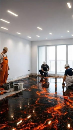 From Empty Room to Lava Floor Luxury 🤯