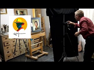 Artwork reproduction: avoid shiny surfaces in a simple way.