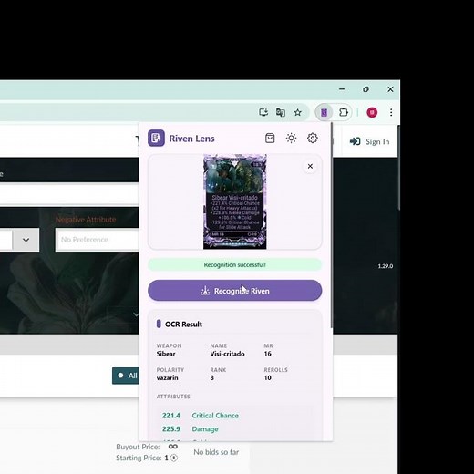 Stop Manually Filling Riven Listings – Auto-Fill warframe.market from Screenshots