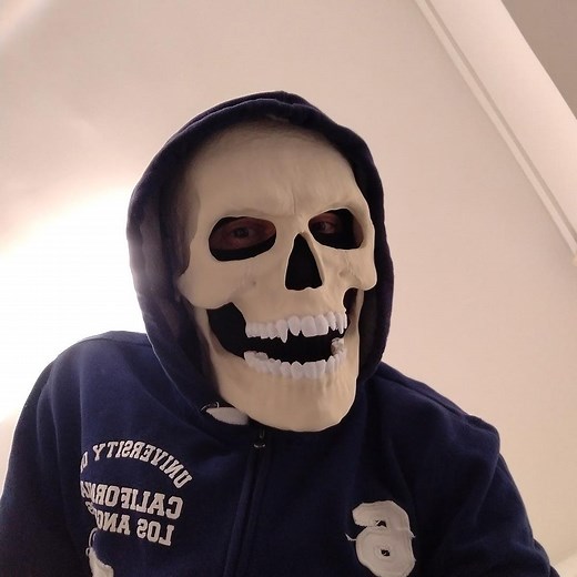 Skull Mask With Moveable Jaw - Realistic Skull Mask - Etsy