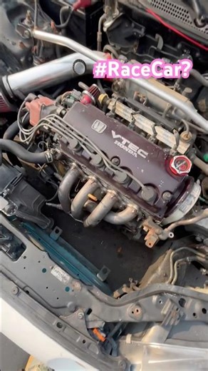 Ripped out A/C and stuff from the Honda Del Sol.