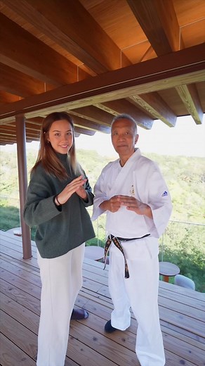 Training with Top Karate Master in Japan's Karate Association