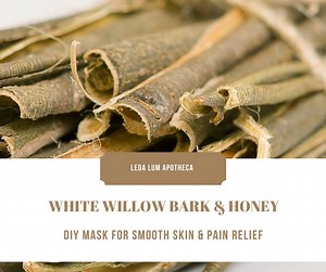 White willow bark is a natural anti-inflammatory that has been used as a pain reliever for thousands of years. Make your own topical treatment for smooth skin and joint pain relief with Leda Lum's Apothecary and our white willow bark powder. Get yours here: http://www.bulksupplements.com/white-willow-bark-extract.html | BulkSupplements.com