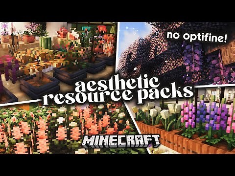 BEST Aesthetic Resource Packs for PLANTS & FLOWERS | Minecraft 1.21+ (NO OPTIFINE!) 🍃🪴✧˚ .