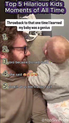 Top 5 Hilarious Kids Moments of All Time 😂👶