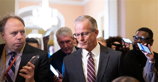 Thune says bipartisan shutdown talks have been positive