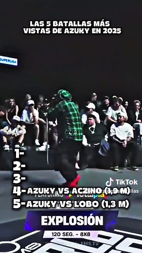 LAS 5 BATALLAS MÁS VISTAS DE AZUKY EN 2025#mexico #mexico🇲🇽 #azuky #freestyle #mujeres