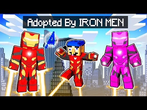 Jeffy is Adopted By IRONMAN Family in Minecraft!