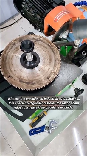 Automatic Machine Precision Sharpening For Industrial Circular Saw Blades