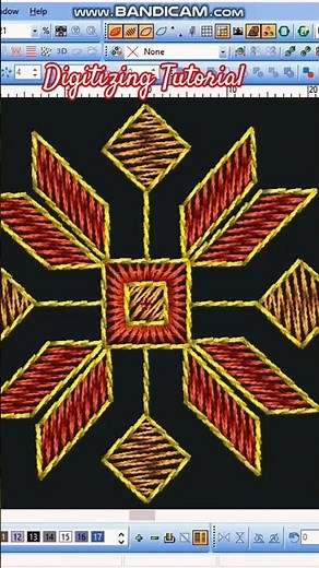 Wilcom Embroidery Digitizing Punching Tutorial #designer #wilcomembroiderydesigns #art #wilcom