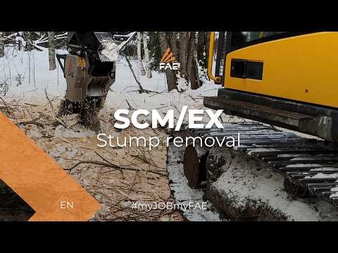 FAE SCM/EX - Stump cutters for 14-24 ton excavators