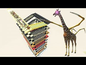 ESCAPE FROM ALIEN GIRAFFE - ARBS - Animal Revolt Battle Simulator