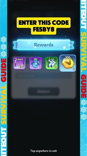 ❄️ Whiteout Survival — New Redeem Code: FE5BY8 🎁 | May 2026 | #shorts